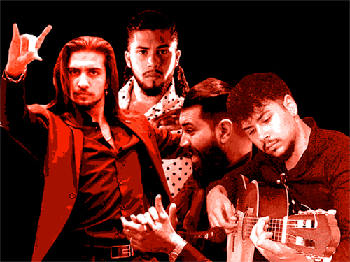 AURELIO CORTES . FRANCESC AMADOR . DAMIAN DEL SINGLA . ANTONIO EL GUITA