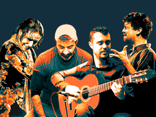 PERE MARTINEZ . VIOLETA BARRIO . VICTOR ROSELL . OSCAR PUIG 23ROBADORS - Barcelona - 25 OSCAR PUIG VIOLETA BARRIO PERE MARTINEZ RUSELITO