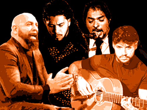 ANTONIO CAFELETE . ANTONIO CORTES . DAMIAN SINGLA . ANTONIO EL GUITA