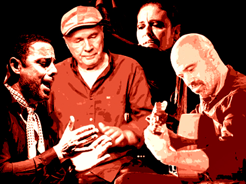 DAVID SANCHEZ . VIOLETA BARRIO . ALBERT PONS . RAMÓN OLIVARES 23ROBADORS - Barcelona - 6 FLAM