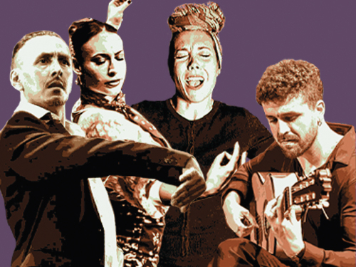 NABILA GUISADO . ZOFIA COPEC . RODRIGO ARENAS . ADRIA PUEYO 23ROBADORS - Barcelona - 13 FLAM 1