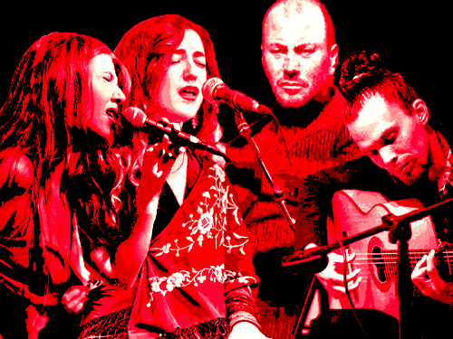 IRENE RIBAS . NARANJITA DE TRIANA . JUAN MATEOS . OSCAR SORIANO 23ROBADORS - Barcelona - 15 FLAM