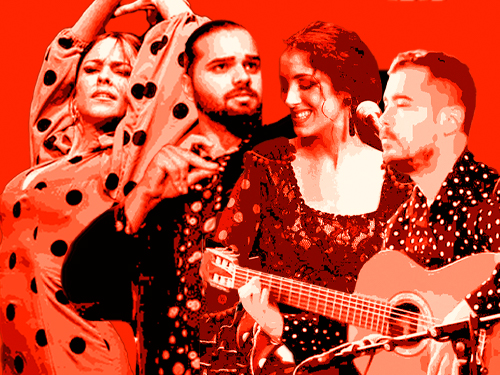 LIDIA MORA . ALICIA REYES . RAFAEL FLORES EL MONÍN . VICTOR ROSELL 23ROBADORS - Barcelona - 19 FLAM
