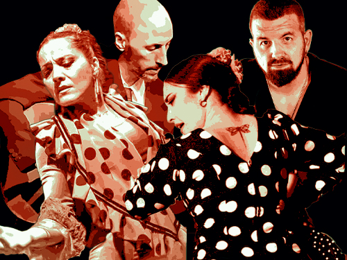 FRAN CARMONA . RUTH QUESADA . AITANA SANCHEZ . JOSE MARIA PONCE 23ROBADORS - Barcelona - 21 FLAM 1
